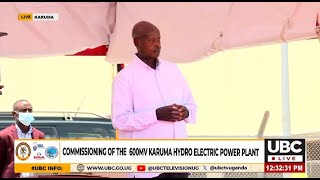 LIVE MUSEVENI TO COMMISSION THE KARUMA HYDROPOWER PLANT  SEPTEMBER 26 2024 [upl. by Sidoeht]