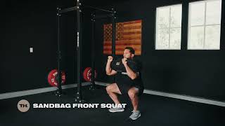 Sandbag Front Squat [upl. by Ykceb]