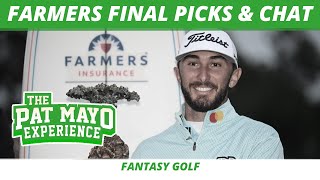 LIVE CHAT 2024 Farmers Insurance Open Final Picks Viewer Questions [upl. by Kirsten]