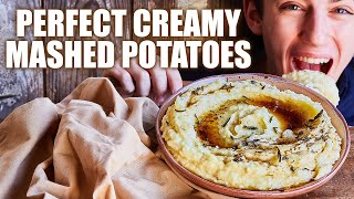 The Perfect Creamy Roasted Garlic Mashed Potatoes For Thanksgiving  Eitan Bernath [upl. by Subak]