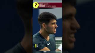 7️⃣  CARLOS ALCARAZS UNBELIEVABLE SHOT AT NBO 2023 🎾💥 [upl. by Crescantia]