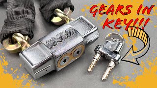 1613 Picking a GearDriven Double Prong Key [upl. by Mcspadden568]