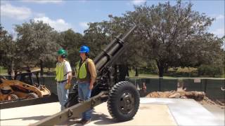 TAMU Corps of Cadets 105 Howitzer Kyle Field Sound Test [upl. by Martinelli368]