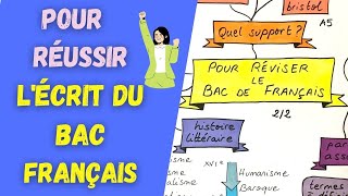 COMMENT RÉVISER LÉCRIT DU BAC de FRANÇAIS 2025 [upl. by Fevre]