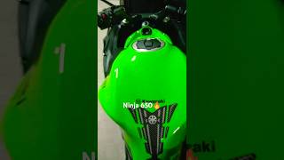 New Kawasaki Ninja 650 switching on colour TFT Display and exhaust sound  Kawasaki Ninja 650 TFT [upl. by Angell859]