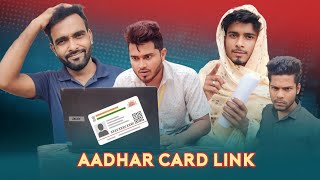 Aadhar Card Link 😂  New Funny Video  Nikhil  Azidur  Golpor Adda [upl. by Marlee]