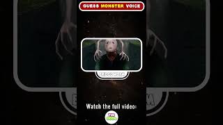 Can you guess the Monsters voice correctly Which Monsters voice is the scariest  Eat Monsters [upl. by Yellhsa]