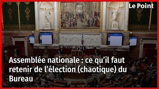 Assemblée nationale  ce qu’il faut retenir de l’élection chaotique du Bureau [upl. by Alansen314]