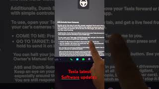 Latest software from Tesla [upl. by Zacherie516]