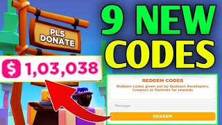 ALL the new PLS Donate💸Working CODES NEW UPD Gives giftbux and more [upl. by Aholla]