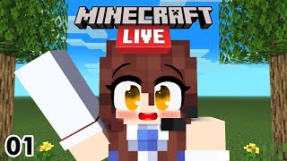 🔴Moeka Plays Minecraft with Aphmau Crew 01 【Minecraft】 [upl. by Ocirne]