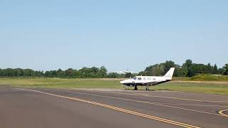 Piper Aerostar 600 TakeOff at Doylestown Airport DYL Exclusive 1st Ever Video [upl. by Svensen598]