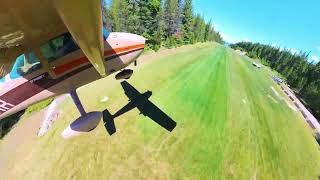 Flying Reese into a beautiful Idaho grass strip [upl. by Noirod]