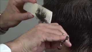 How To Cut Hair With Scissors  Scissor Over Comb  Part 3 [upl. by Hpesoy]