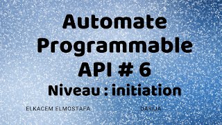 Automate Programmable API initiation 6 équations dun grafcet en Ladder [upl. by Kappenne]