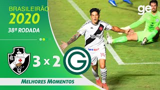 VASCO 3 X 2 GOIÁS  MELHORES MOMENTOS  38ª RODADA BRASILEIRÃO 2020  geglobo [upl. by Bliss416]