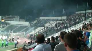 PAOK vs Rapid Wien  Fight before the game [upl. by Ecirtac]