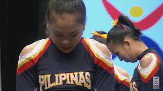 Team Philippines  ICU Cheerleading Worlds 2017  All Girls Elite [upl. by Eidna]