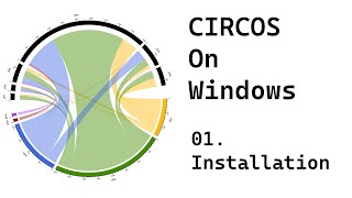 CIRCOS on Windows  01 Installation [upl. by Savart72]