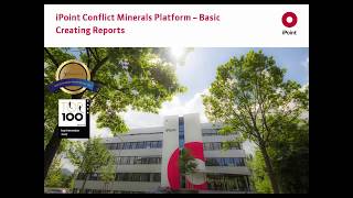 3 Creating Reports – Conflict Minerals app Basic License– iPoint SustainHub [upl. by Ecirtahs]