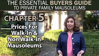 Prices For Walkin And Non Walkin Mausoleums For Sale Guide To Private Walkin Granite Mausoleums [upl. by Lumbard201]