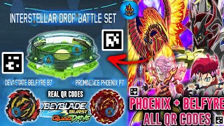 DEVASTATE BELFYRE B7 QR CODE PROMINENCE PHOENIX P7 QR CODE INTERSTELLAR BATTLE DROP SET ALL QR CODES [upl. by Merrile]