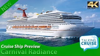 Carnival Radiance  Cruise Ship Preview 200 Million Transformation [upl. by Atnahsa104]