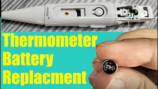 How to Replace Thermometer Battery [upl. by Estes]