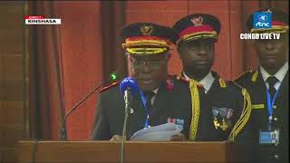 FIN DE FORMATION DES OFFICIERS GÉNÉRAUX A LÉCOLE DADMINISTRATION MILITAIRE DE LA RDC SUIVEZ [upl. by Aehtna]