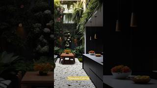 Harmonius design Blending nature and kitchen in an indoor Courtyard [upl. by Metcalf491]