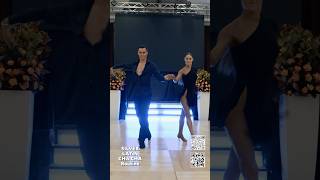 Silver Latin Cha Cha Routine 💃🏼🕺🏼 Mikhail and Elina [upl. by Francis]