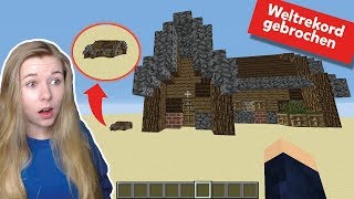 Das größte MinecraftHaus der Welt Weltrekord 11707368 Blöcke [upl. by Misha]