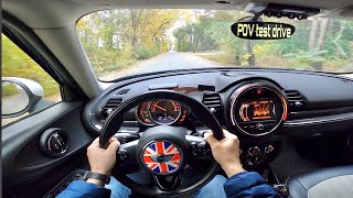 2016 MINI Cooper Clubman 15 AT 136 HP  POV Test drive [upl. by Oulman]