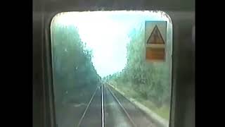 Class 101 DMU cab ride Clitheroe to Manchester Victoria 2003 [upl. by Lounge]