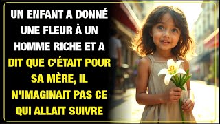 Un enfant offre une fleur à un homme riche pour sa mère sans imaginer ce qui allait suivre [upl. by Synn]