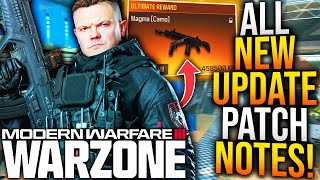 WARZONE All NEW UPDATE PATCH NOTES amp Gameplay Changes New EVENT Content Update amp More [upl. by Ailisec]