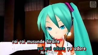 【Karaoke】Musunde Hiraite Rasetsu to Mukuro  Project Diva 2nd【on vocal】 [upl. by Fu]