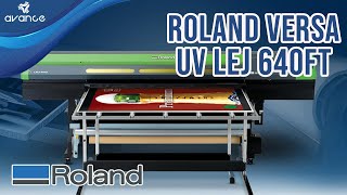 Impresora de cama plana Roland Versa UV LEJ 640FT ideal para impresión en rígidos [upl. by Glyn34]