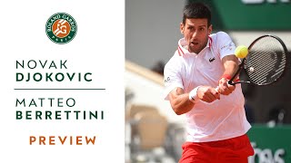 Novak Djokovic vs Matteo Berrettini  Preview Quarterfinals I RolandGarros 2021 [upl. by Odette423]