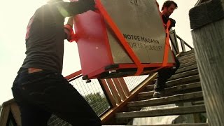 Sangles de levage Forearm Forklift testées pour les déménagements au Québec [upl. by Anuaik]