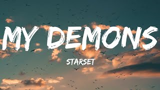 StarsetMy Demons Lyrics Video [upl. by Alburga]