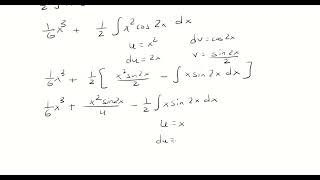 Integral x2 cos2x [upl. by Auqenahs913]