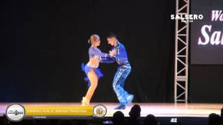 Adrianita Avila y Jefferson Benjumea Semifinal World Salsa Open 2015 [upl. by Artur]