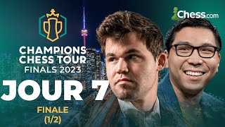 Finale du Champions Chess Tour 2023  Magnus Carlsen vs Wesley So  Jour 7 [upl. by Ekeiram]