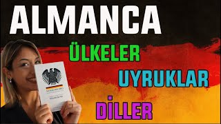 Ders 22  Almanca A1 Temel Seviye  Länder Ülkeler Nationalitäten Uyruklar amp Sprachen Diller [upl. by Royd]