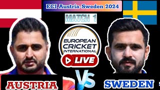 Austria vs Sweden T10 live  AUT vs SWE live  ECI Live Score amp Commentary [upl. by Kelwin130]