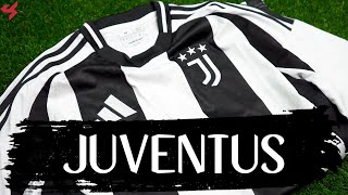 Adidas Juventus 202425 Home Jersey Unboxing  Review [upl. by Sirah114]