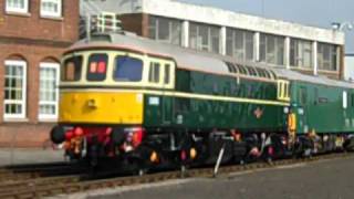 D6515 33012 Departs Eastleigh Works 5th May 2011 [upl. by Yklam]