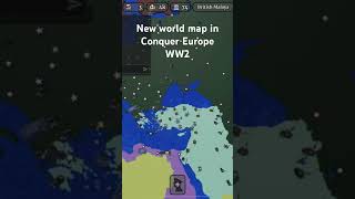 New world map in Conquer Europe WW2 ww2 world europe roblox robloxww2 [upl. by True452]