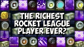 WHAT CAN 1000 CRATES GET YOU  Inventory Of The RICHEST Player In Rocket League 2000 KEYS [upl. by Jovia312]